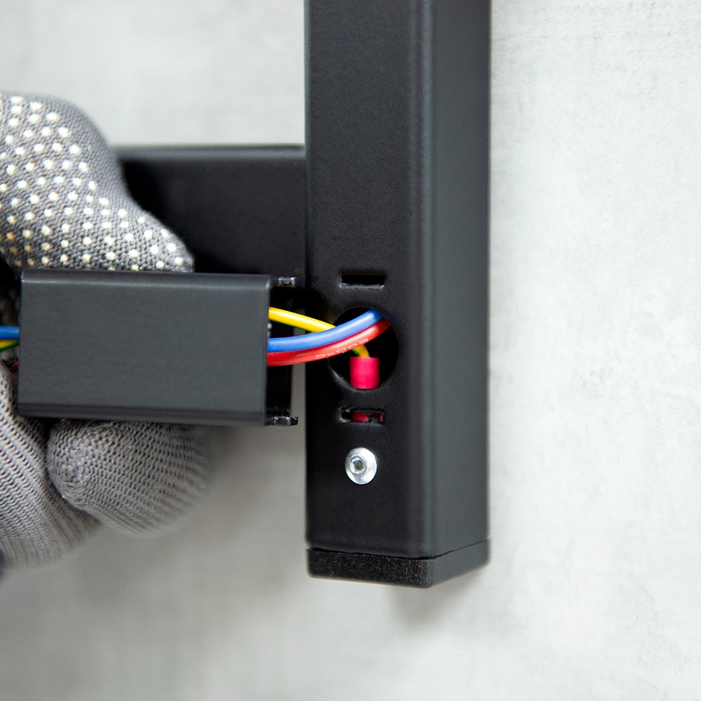 Полотенцесушитель Пэк сп 20 кв 80х50 графит ВГП